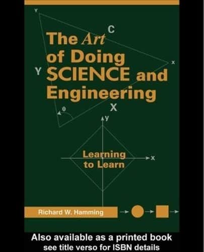 Cover of The art of doing science and engineering