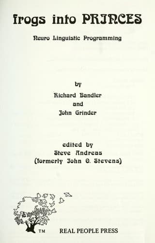 Cover of Frogs into princes